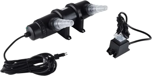 Miniatura 7 de Alpine Corporation Clarificador UV de 9 vatios de 4 pulgadas de alto diseñado para uso fuera del agua Negro