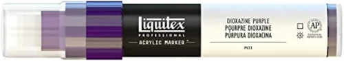 Miniatura 74 de Rotuladores de pintura Liquitex Professional, de punta ancha, Verde fosforescente, 8mm Verde fluorescente