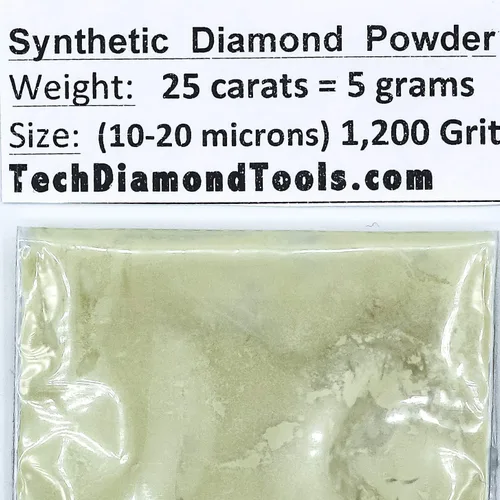 Miniatura 19 de TechDiamondTools Polvo de diamante para pulir vidrio, cuarzo, mármol, piedra, piedra, parabrisas, travertino, grano 14,000, grano 14,000, 0-1