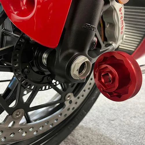 Miniatura 8 de Herramienta de enchufe de tuerca de eje de rueda delantera trasera (30 mm + 55 mm) para motocicleta Ducati Panigale V4, Street Fighter 1098, Monster