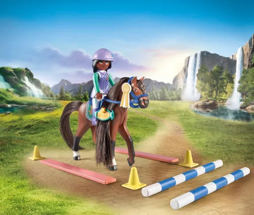 Miniatura 7 de Playmobil Caballos de cascada: Saltarse Arena con Zoe y Blaze