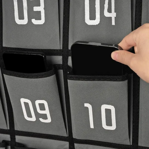 Miniatura 5 de Loghot Accesorios para el Aula Organizador de Bolsillos para Armario Portador de Teléfonos Celulares Organizador Colgante de Pared y Puerta
