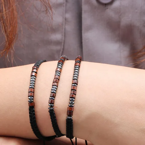 Miniatura 3 de Pulseras inspiradoras de código morse para hombres, mujeres y niñas, Día de la Madre, cumpleaños, Navidad, regalos para mamá, madre, padre, hija