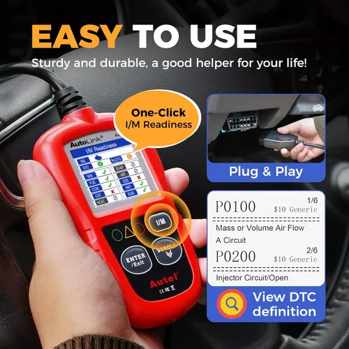 Miniatura 4 de Escáner de código Autel Autolink, Rojo y Negro