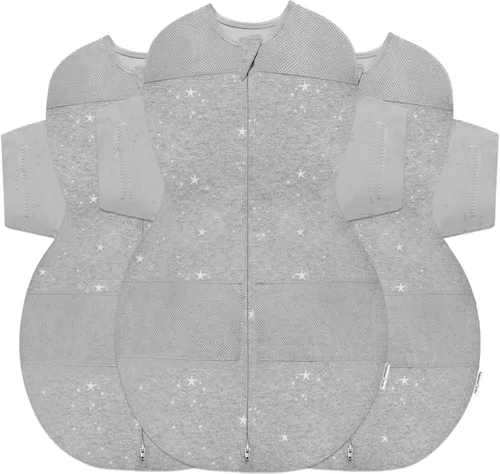 Miniatura 35 de Happiest Baby SNOO Saco de Dormir - Manta Envolvente para Bebé de Algodón 100% Orgánico - Diseñado por Doctores Promueve el Desarrollo Saludable