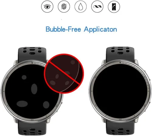 Miniatura 4 de Protector de pantalla compatible con Amazfit Active 2 Round Smartwatch, película protectora de TPU HD (6 piezas)
