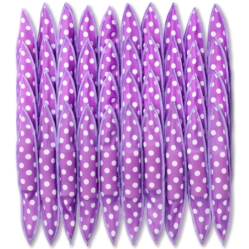 Bememo 40 rulos suaves para el cabello, rodillos de almohada sin calor durante la noche, rizadores de esponja de satén para dormir sin calor para