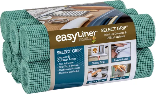 Miniatura 23 de EasyLiner Select Grip Revestimiento para Estantes - Fácil de Instalar y Cortar a Medida - Antideslizante, Sin Adhesivo, Revestimiento para Cajones