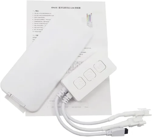 Miniatura 3 de Controlador LED SP611E Aplicación de música Bluetooth para WS2811WS2812 Tira de luz LED direccionable IR38 teclas DC5V 24V Multicolor