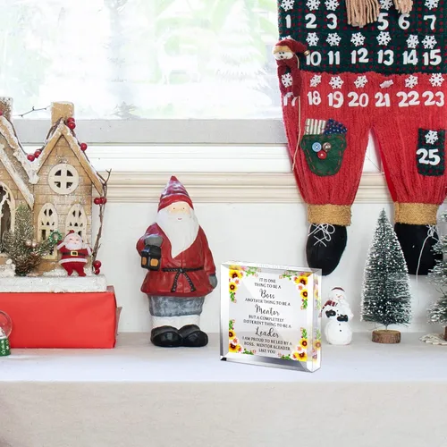 Miniatura 6 de Blulu Regalos de jefa para mujer, citas inspiradoras, regalos de oficina para mujeres, decoración de oficina de mentor, recuerdo de Navidad