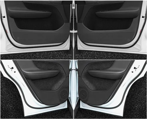 Miniatura 8 de Adhesivos para puerta de auto para Volvo XC40 2020-2023 Adhesivo anti-patadas, resistente a los arañazos, adhesivo antifricción (color marrón)