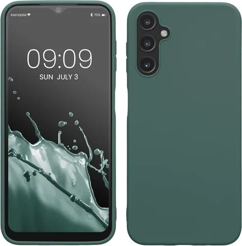 Miniatura 187 de kwmobile Funda compatible con Samsung Galaxy A23 4G / 5G - Funda de silicona TPU metálica suave y delgada - Rojo oscuro metálico