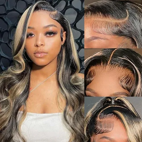 Miniatura 32 de Juvid Peluca de Encaje Frontal HD 13x6 Peluca de Cabello Humano Rizado Densidad 200% Encaje Frontal Transparente Peluca sin Pegamento Pre-Desplumada
