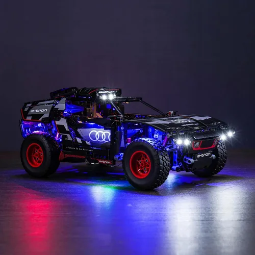 Miniatura 6 de Kit de luces mejorado compatible con el modelo de auto Lego Technic Ford GT 2022 42154, decoración de luces compatible con 42154 (modelo no incluido)