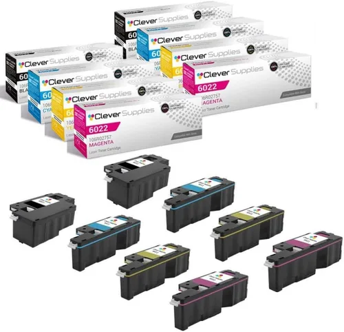 Miniatura 68 de CS compatible Xerox Phaser 6510/WorkCentre 6515 (106r03480) 2 cartuchos de tóner negro para Phaser 6510, WorkCentre 6515 2 negro