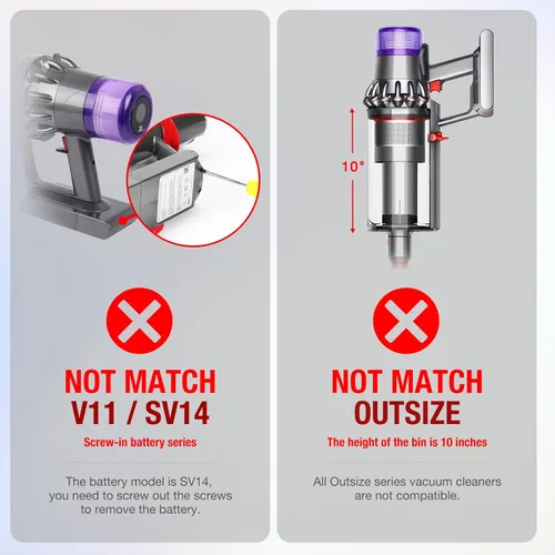 Miniatura 3 de Reemplazo de cuerpo principal compatible con aspiradora Dyson V11 SV15 V15 SV22, reemplazo de conjunto de interruptor de gatillo integrado, carcasa