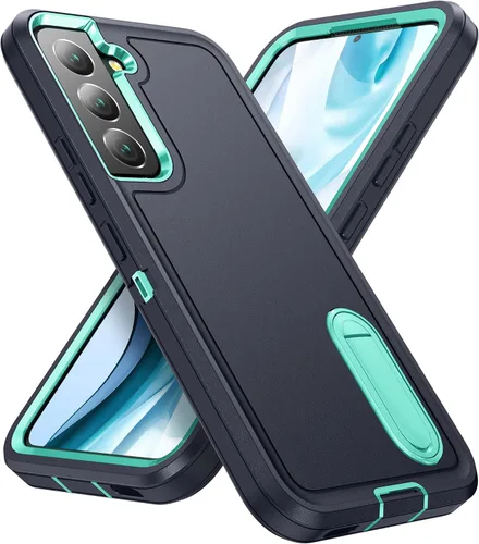 Miniatura 16 de BaHaHoues - Funda para Samsung Galaxy S22 con patas de apoyo incorporadas, cubierta protectora a prueba de golpes/polvo/caídas de grado militar