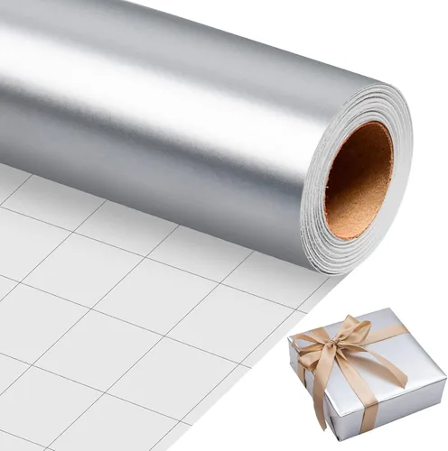 Miniatura 23 de Homeral Rollo de papel de regalo Jumbo de 30 pulgadas x 32.8 pies, color azul rey metálico para Navidad, cumpleaños, vacaciones, boda, baby shower