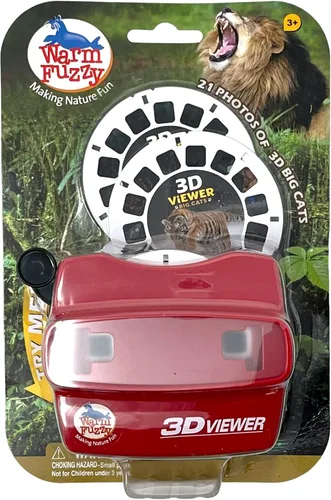 Miniatura 12 de WARM FUZZY Toys 3D Viewfinder (Aligator) - Visor para niños y adultos, juguetes clásicos, visor de diapositivas, visor de carrete 3D, retro