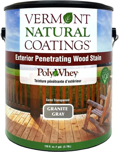 Miniatura 14 de Vermont Natural Coatings PolyWhey - Tinte penetrante exterior - marrón bellota - cuarto de galón marrón (Acorn Brown)