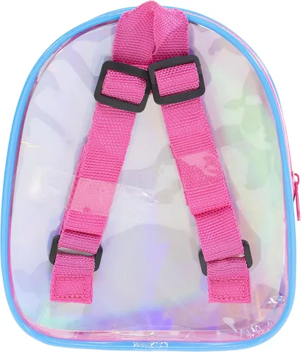 Miniatura 8 de My Little Pony - Mochila Townley Girl Bolsa de regalo de maquillaje cosmético incluye accesorios para el cabello y mochila de PVC transparente