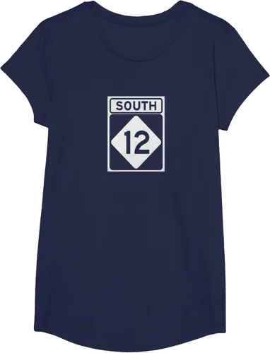 Miniatura 65 de Highway 12 South NC Outer Banks North Carolina Hwy - Camiseta, Negro, S