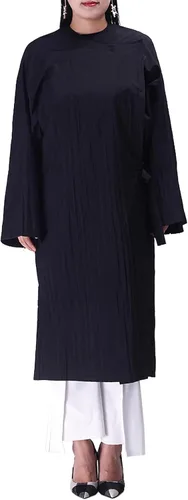 Miniatura 8 de TOPTIE Bata de salón de belleza, vestido de cliente unisex, cierre frontal ajustable, ligero e impermeable