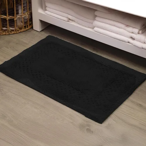 Miniatura 56 de Home Weavers Classy - Juego de alfombras de baño 100 % algodón, decoración de baño, lavable, extrasuave y absorbente, tapete de cocina, juego de Aqua