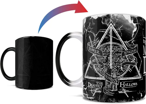 Miniatura 12 de Morphing Mugs Harry Potter - No Dejes Que Los Muggles Te Derroten - Frase - Taza de 11 oz Sensible al Calor – Taza de Café y Té de Cerámica que
