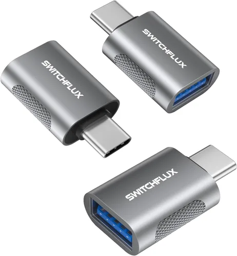 Miniatura 8 de Adaptador USB C a USB [2 unidades], 10Gbps tipo C macho a USB 3.0 hembra OTG convertidor para MacBook Pro/Air, iPhone 15/16 Pro, iPad Pro, Samsung