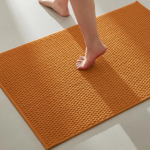 Miniatura 80 de TYUU Alfombras de Baño Antideslizantes Lavables, Tapete de Baño Súper Absorbente Delgado de Pila Baja para Secar Rápido, Alfombra de Baño Pequeña