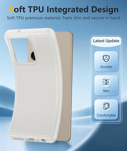 Miniatura 599 de FNTCASE Funda para iPhone 17 Pro: Fundas delgadas translúcidas de color azul claro compatibles con MagSafe, protección completa de la cámara
