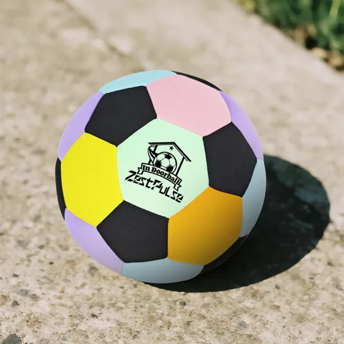 Miniatura 8 de Balón de fútbol suave para interiores, tamaño 4, divertida pelota silenciosa para niños y adolescentes, entrenamiento de drible en interiores