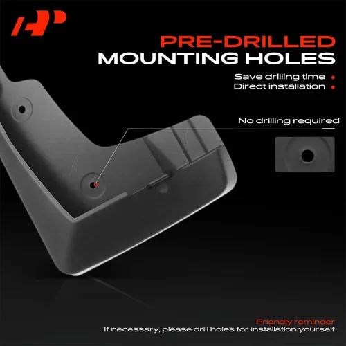 Miniatura 6 de A-Premium Aletas de barro compatibles con Toyota Camry 2015 2016 2017 Sedán, no requiere perforación, protectores de lodo con accesorios