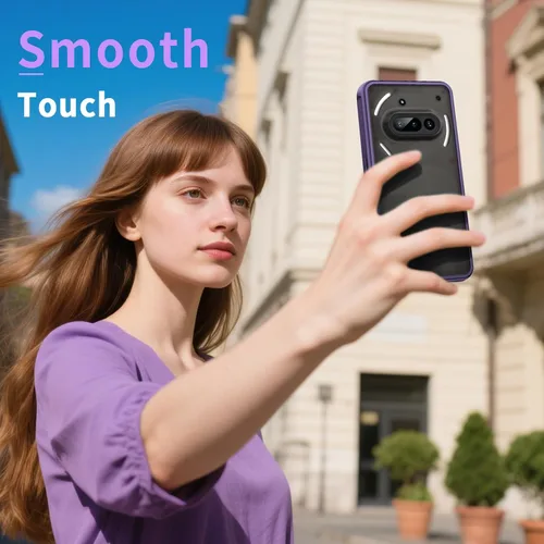 Miniatura 7 de Funda para Nothing Phone (3a), parte trasera de policarbonato duro mate translúcido y funda protectora de TPU suave con protección a prueba