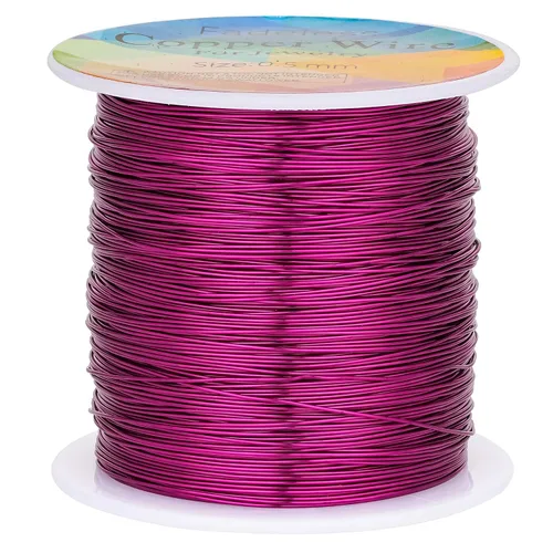 Miniatura 47 de Alambres de cobre resistentes al deslustre de 65.6 pies, alambre de cobre para electrocultura en jardinería, alambre de cobre de calibre 16, cables