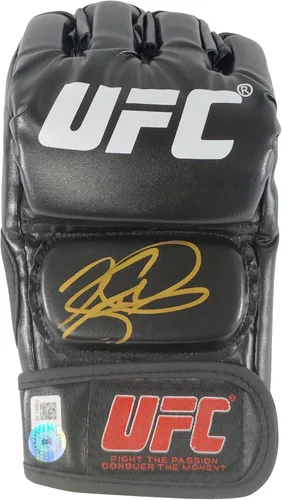 Kelvin Gastelum - Guante de la UFC firmado por Beckett, autenticado por MMA, guantes de campeonato de lucha definitivo, regalos de boxeo y recuerdos