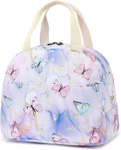 Miniatura 9 de Bolsa de almuerzo para gatos para mujeres y niñas, bolsas de almuerzo aisladas, lonchera reutilizable para niños y adultos, escuela, trabajo, picnic
