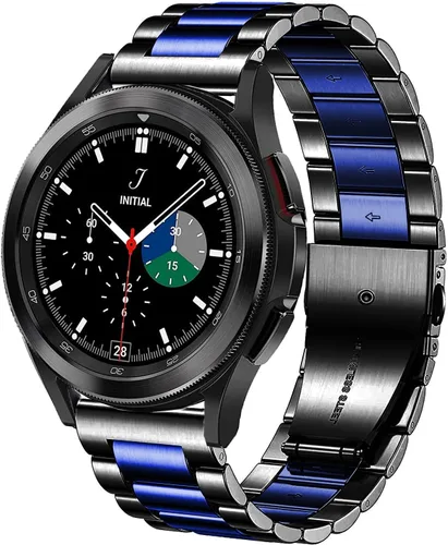 Correa compatible con Samsung Galaxy Watch 6/6 Classic/Galaxy Watch 5/5 Pro / 4/4 Classic/Galaxy 3 de 1.614 pulgadas, correa de repuesto de metal de