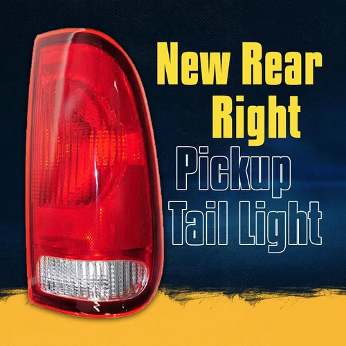 Miniatura 4 de Rareelectrical Nueva luz trasera derecha del pasajero compatible con Ford F-150 Styleside 1997-2003 1999-2007 F-250 F-350 Super Duty bombillas