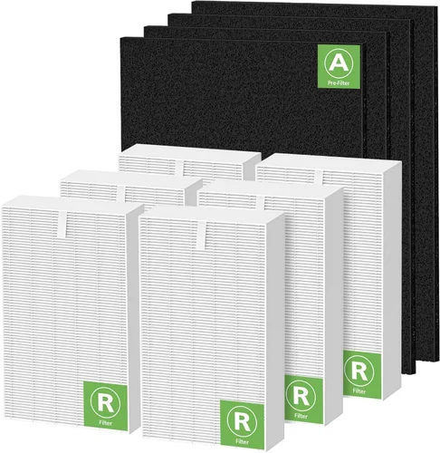 Miniatura 11 de Filtro de repuesto HPA300 compatible con purificador de aire HEPA Honeywell serie HPA300, HPA300, HPA304, HPA8350, HPA300VP, HPA3300b, HPA5300