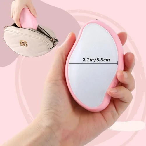 Miniatura 5 de Borrador de pelo de cristal, depiladora para mujeres y hombres, herramienta reutilizable para depilación y exfoliación, borrador de vello facial