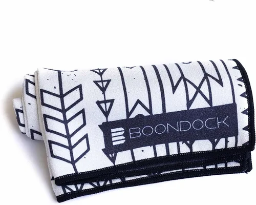 Boondock Co | Toalla de mano de microfibra de alta calidad | para gimnasio, yoga, viajes, entrenamiento, mochileros, playa, tela altamente Ártico