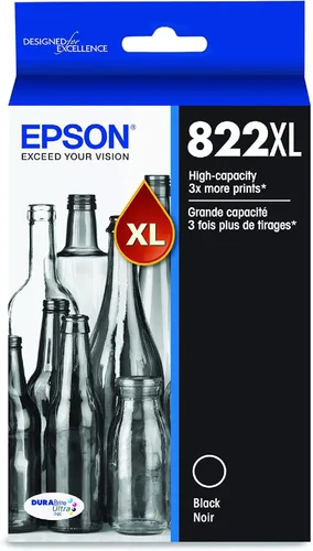 Miniatura 4 de Epson Workforce Pro WF-3820 - Impresora inalámbrica de inyección de tinta a color y T822 DURABrite Ultra Ink cartucho negro de alta capacidad y T822