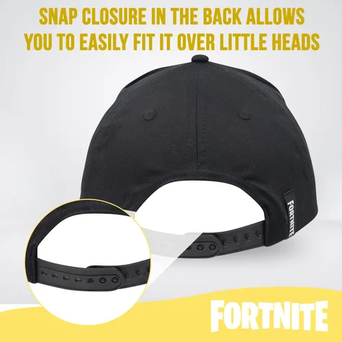Miniatura 4 de FORTNITE Gorra de béisbol para niños, sombrero de calidad para niños y gorra ajustada, gorra de béisbol de ala plana con diseño elegante
