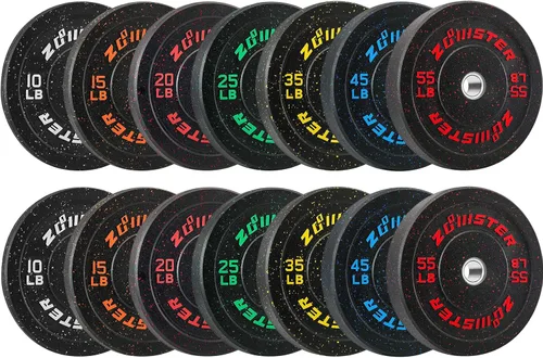 Miniatura 9 de Disco de Peso Bumper Disco Olímpico Hi-Temp Disco de Peso Bumper con Inserto de Acero Disco de Levantamiento de Pesas para Entrenamiento de Fuerza
