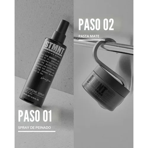 Miniatura 5 de STMNT Grooming Goods - Pasta mate de 3.38 onzas, fijación fuerte durante todo el día y alto volumen, pasta de arcilla para el cabello para hombres
