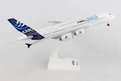 Miniatura 4 de Daron Skymarks Airbus A380-800 H/C con tren de aterrizaje, escala 1/200, blanco