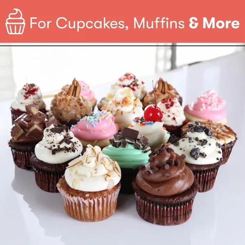 Miniatura 5 de Cooking Light Mini molde para muffins de acero al carbono con revestimiento de liberación rápida, antiadherente, apto para hornear, rendimiento