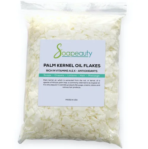 Miniatura 7 de Soapeauty Copos de aceite de almendra de palma 100% puro y natural, grado cosmético para fabricación de jabón, cuidado de la piel y formulaciones